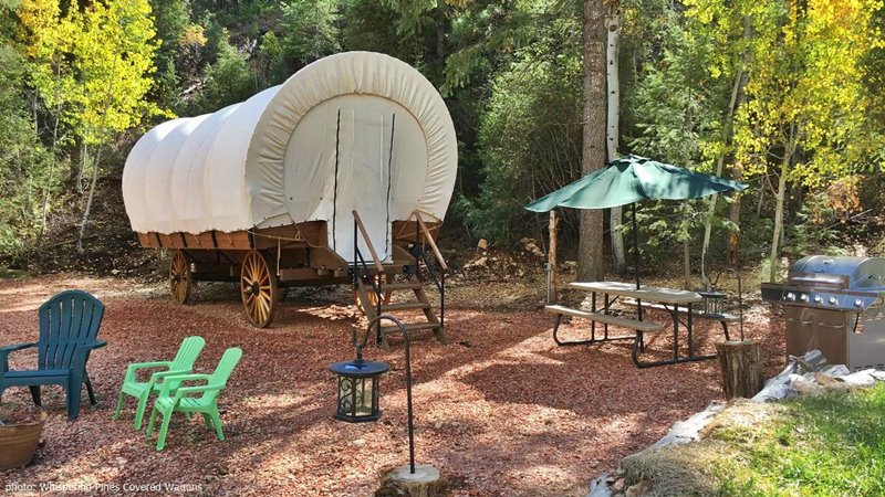 Whispering Pines Covered Wagons